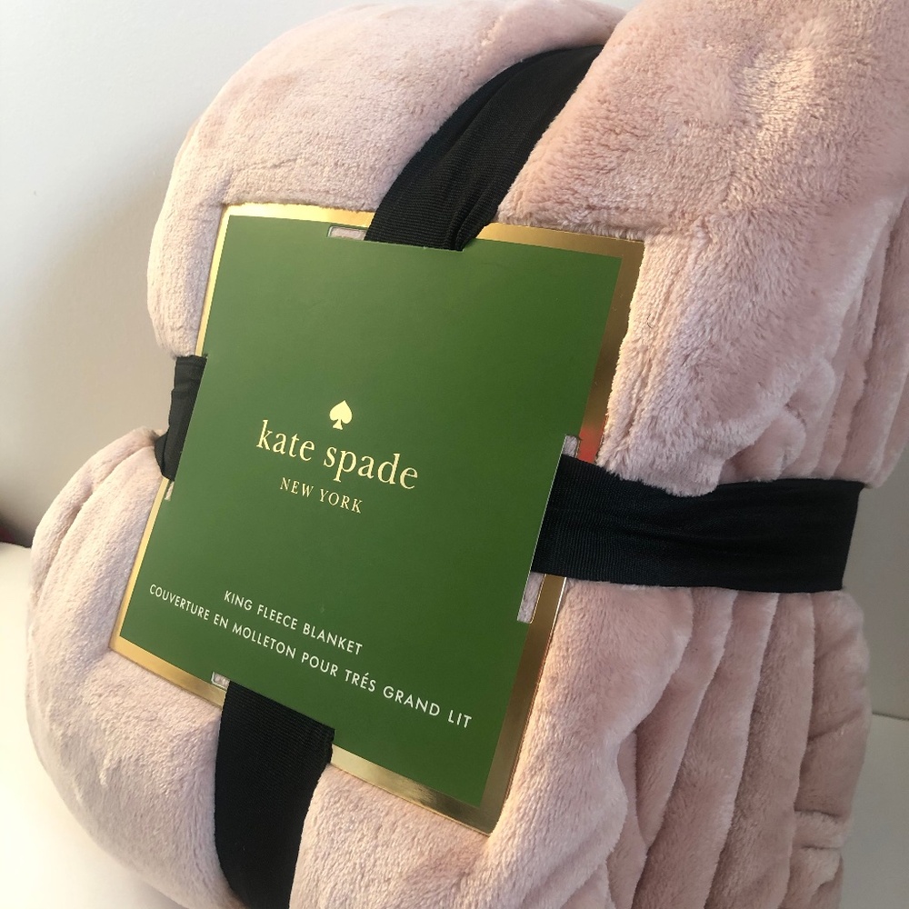 Kate Spade King Fleece Blanket